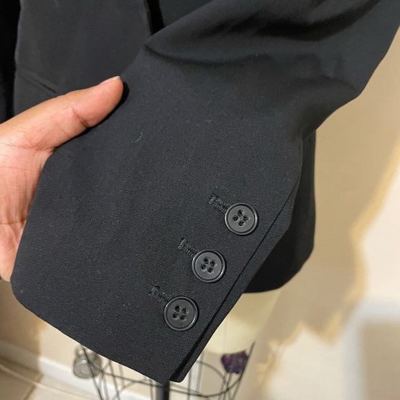 0121 NWT NEW Theory Nichelle black wool blazer sz 6 - Picture 5 of 8